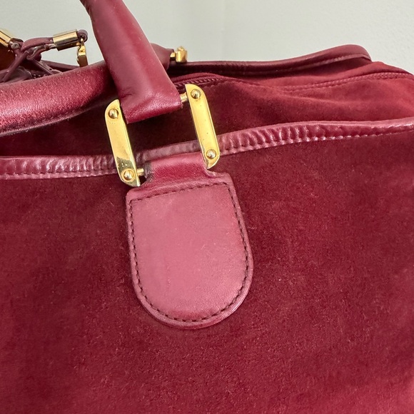 ✨ Loewe Vintage Wine Weekender Duffel Bag ✨ - Picture 12 of 16